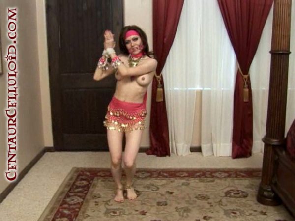 Natasha's Bondage Harem Dance for the Slave Owners! (8:30 min)