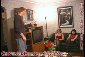 Alternative view of CLASSIC BONDAGE from 2000! Tabitha Katz & Miranda Capulet Tricked Into Bondage In Miniskirts by Student Loan Collector! (9:21 min)