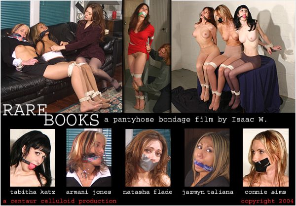 Rare Books - 100% Pantyhose Bondage Feature Movie - Seven Scenes & Five Models