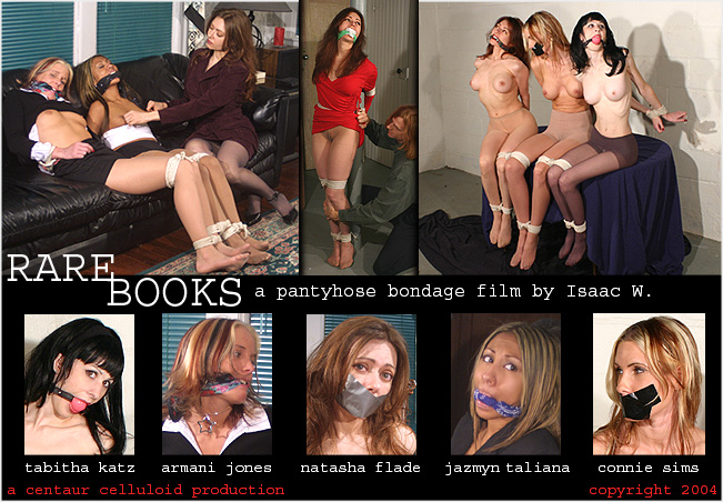 Rare Books - 100% Pantyhose Bondage Feature Movie - Seven Scenes & Five Models