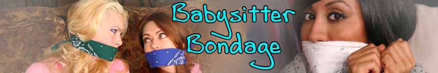 Hot Moms and Babysitters Playing Tied Up Games at Babysitter Bondage.com