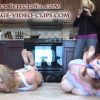 Justine Adams & Redhead Roomie Indica Greenly Stripped & Hogtied for Posting Naked Pics of Chloe! (18 min!)