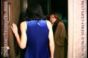 Alternative view of Flashback to 2000! Tabitha Katz Answers Door, Gets Handgagged & Chairtied in Dress by Woman Claiming Her Car Broke Down (8:45 min)