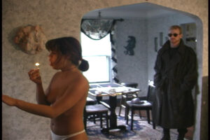 Alternative view of Asian Hottie Leah & Ebony Babe Marsha Handcuffed Together In Just Their Panties! (8:30 min)