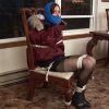 Teacher Natasha Flade Triple Gagged & Chair-Tied In Boots & Miniskirt as Student's Reward for Acing Quiz