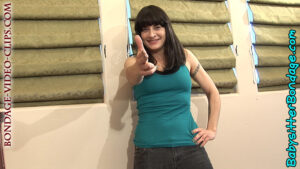 Alternative view of Chairtied Babysitter Loren Chance Needs to Get Loose Before Your Mom Returns! (FULL HD - 10 min)