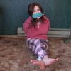 Mom Natasha Flade Tied-Up Barefoot In Pajamas for Son's Escape Challenge Game (FULL HD - 10 min)