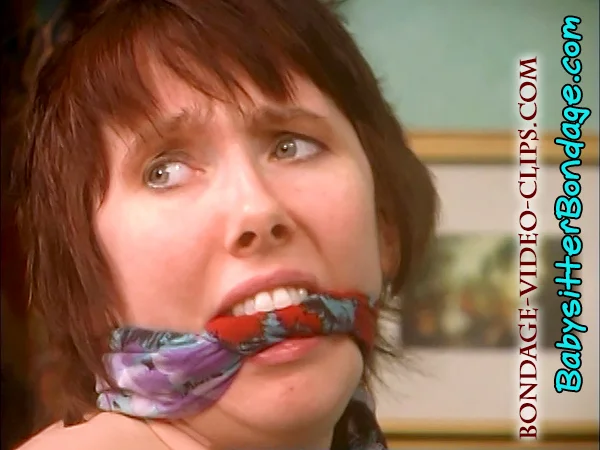 Tying Your Sexy Tutor Natasha & Hot Mom Dahlia Back-to-Back in Pantyhose for Acing Test! (720p -15 min) - Image 17