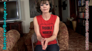 Alternative view of Babysitter Chloe Night Chairtied, Barefoot, Feet Tickled by YOU! (FULL HD - 8:50 min)
