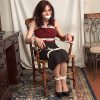 Aunt Natasha Flade Chair-Tied in Office Attire, Sock Gagged & Gag-Talking
