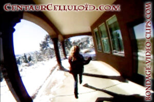 Alternative view of POV Bondage! YOU Chase Candle Boxxx Through the Snow, Tie Her Strappado to Trees! (7:20 min)