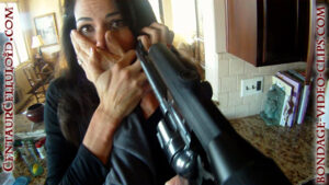 Alternative view of Antique Dealer Julia Faire Handgagged, Chairtied, Her Tits Groped in POV Bondage Home Invasion! (FULL HD - 17:45 min)