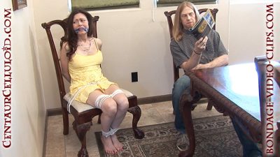 Natasha Flade, Barefoot in Sundress, Chair-Bound & Groped While Captor Waits for Ransom!