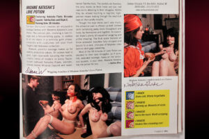 Alternative view of Autographed by Natasha Flade & Isaac W.! Taboo Magazine from 2001! With Review of "Madame Katasha's Love Potion!"