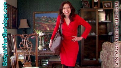 Alternative view of NEW FOOTAGE! Office Mom Natasha Flade Plays Relaxing Tie-Up Game! Agrees to Chair-Tie If Son Makes Dinner! (FULL HD - 11:51 min.)