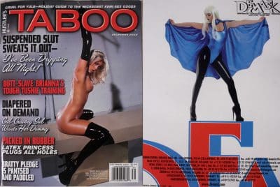 Alternative view of Autographed by Natasha Flade & Isaac W.! Vintage Taboo Magazine from 2003! With Review of "Pride: A Deadly Sin"
